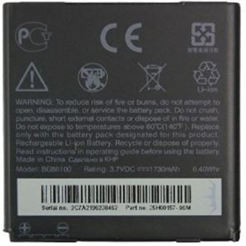 Original HTC Akku BA S780 für EVO 3D Radar Sensation Serie 1730mAh 99H10597-00