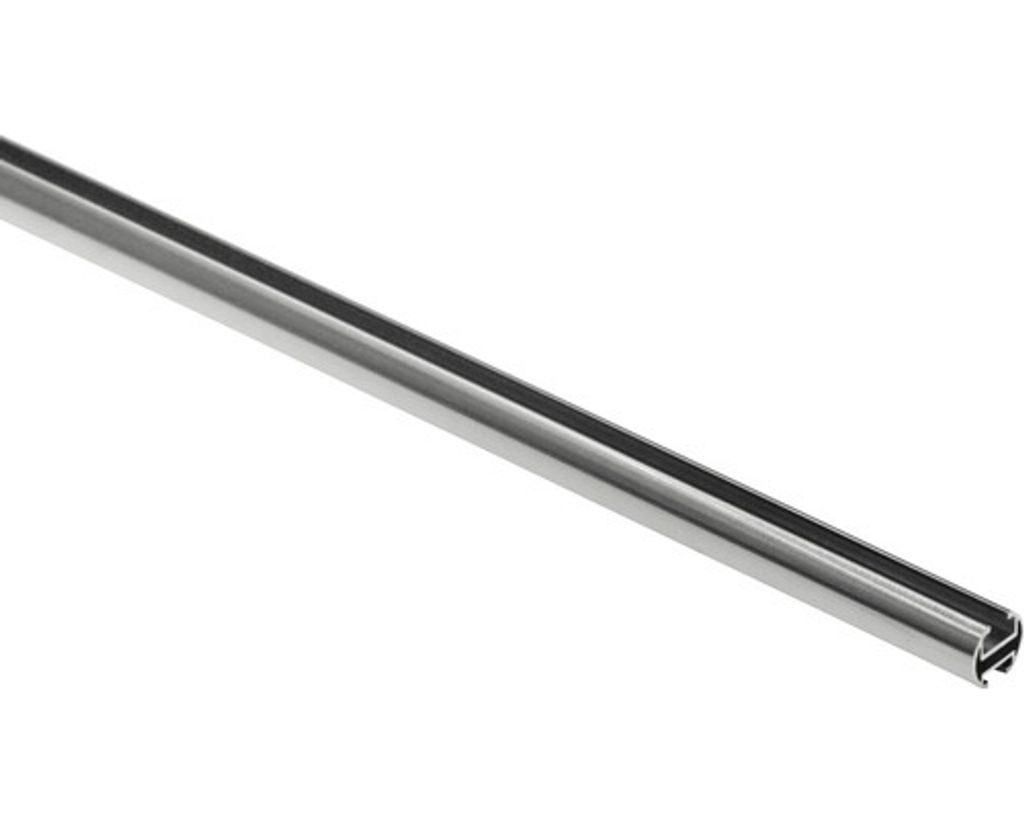 Gardinenstange mit Innenlauf II Valence edelstahl 160 cm Ø 16 mm