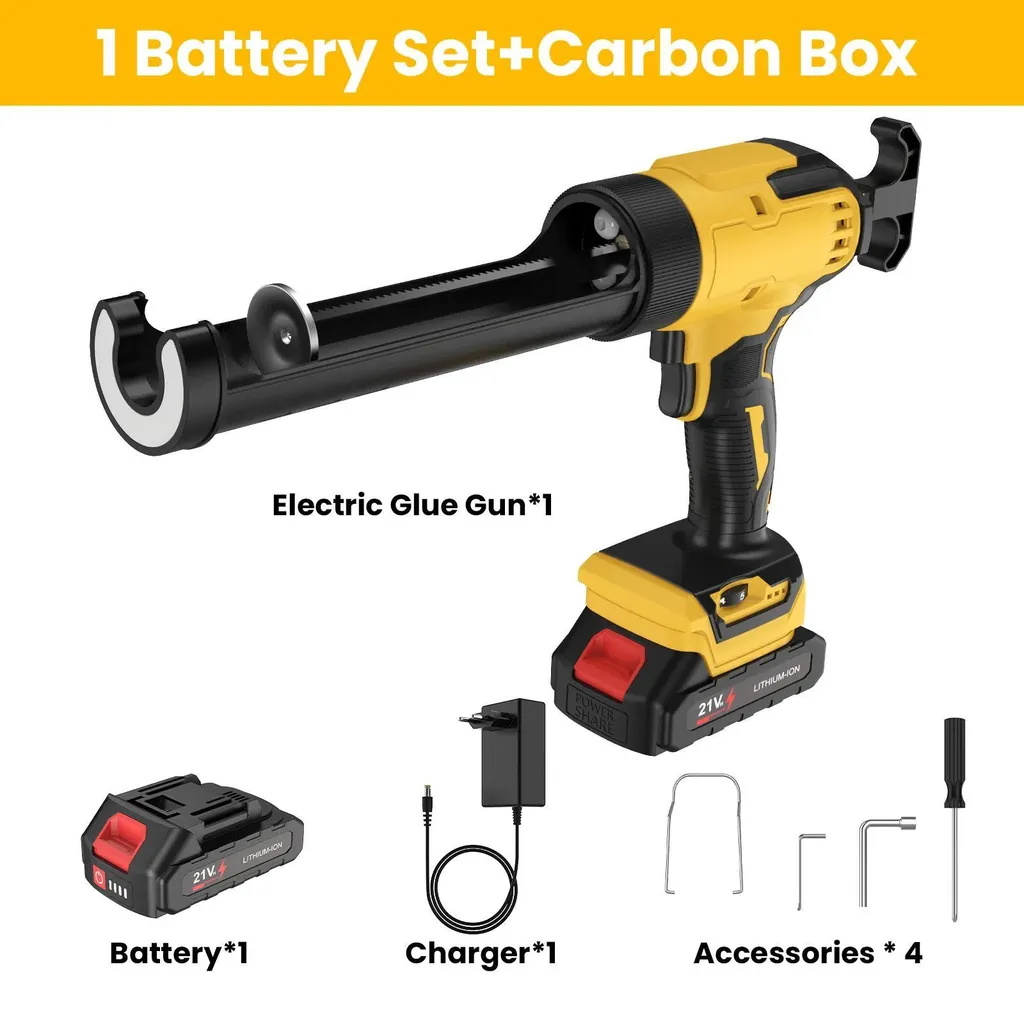 Pistolet électrique pour silicone et colle 18V idéal pose de fenêtres