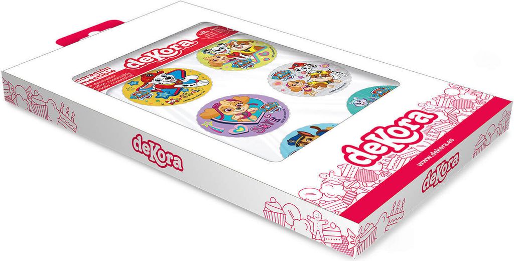 6 Stück Tortendekorationen Paw Patrol 5,8cm Produktbild 2