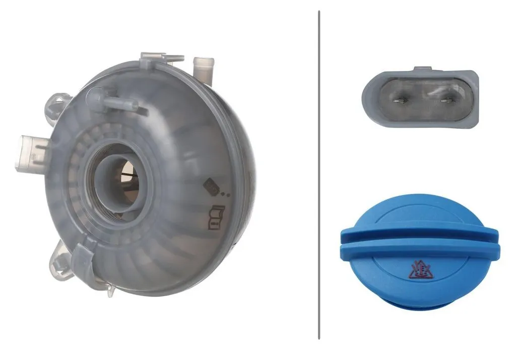 Vase d'expansion liquide de refroidissement HELLA compatible AUDI A3