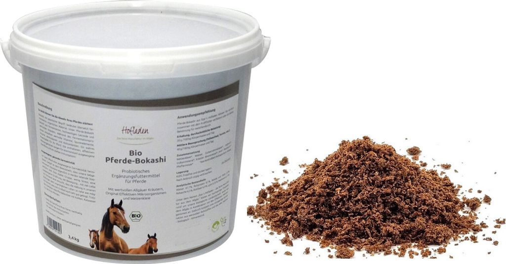 Bio Pferde-Bokashi 3,4 kg Probiotisches Produktbild 