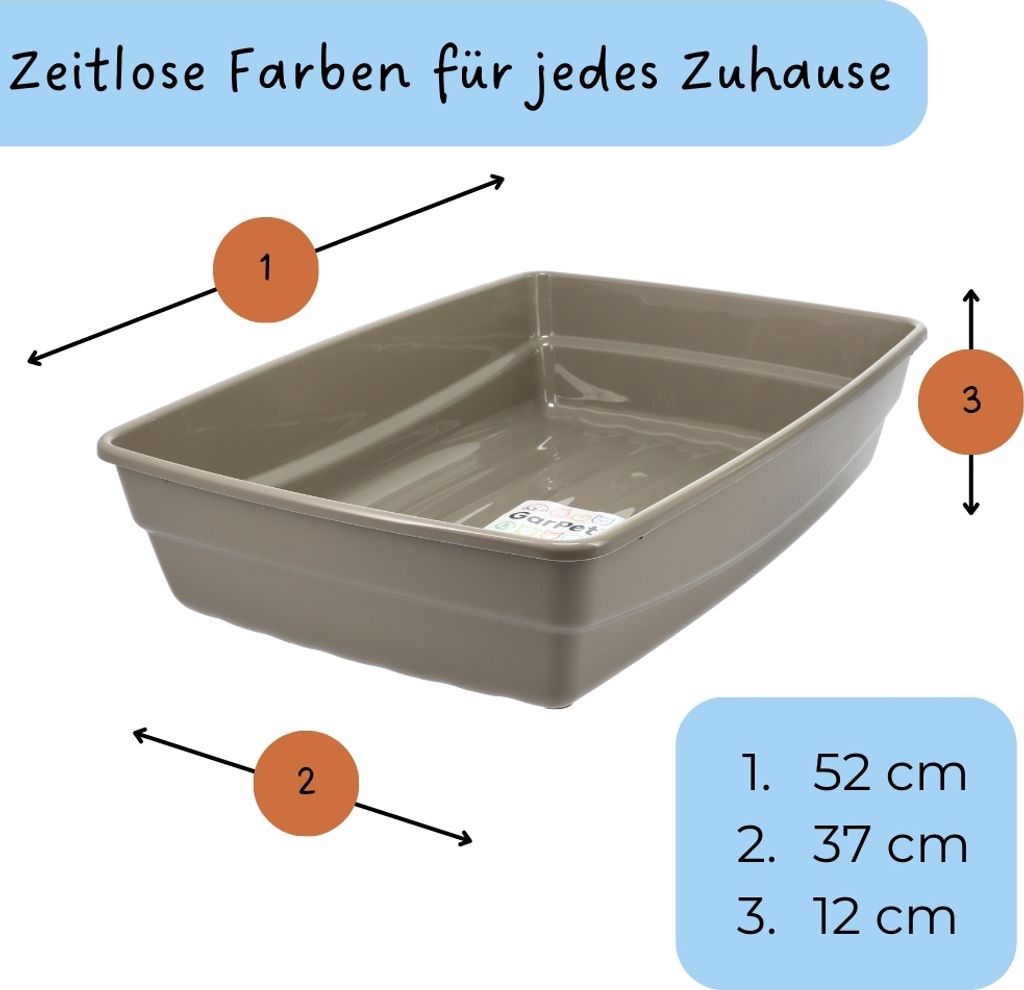 2x Katzenklo XXL Katzentoilette offen ohne Kaufland.de