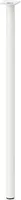 Tarrox Tischbein rund Ø 30 x 700 mm, weiß