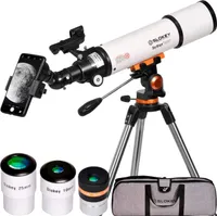 Dalekohled pro astronomii pro dospělé začátečníky - Profesionální, přenosný a výkonný 20x-250x - Snadná montáž a použití - Astronomický dalekohled pro Měsíc, planety a pozorování hvězd - Včetně 2leté záruky