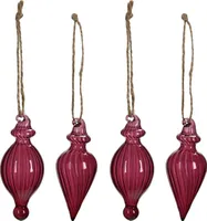 Weihnachtsschmuck aus Glas in 9 cm als Christbaumdeko
