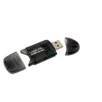 LogiLink USB 2.0 Mini Card Reader für SD/MMC anthrazit