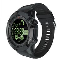 Outdoor-Smartwatch EX17s Bluetooth 4.0 Smart Watch, 50m Wasserdicht, Unterstützung für Schrittzähler/Erinnerung/Datenanalyse/Remote Camera (Schwarz)