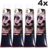 Kunstblut 120ml in 4 Tuben Theaterblut, Filmblut von King of Halloween