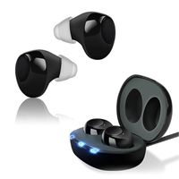 Hörhilfe super Hörverstärker Mini Invisible CIC HearingAid Sound Amplifier Hoerassistent Helfer Hörgerät unsichtbares