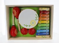 Kinder Musikset - Xylophon, Trommel, Kastagnetten
