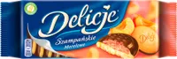 Delicje Champagner-Kekse mit Aprikosengelee, umhüllt mit Schokolade 147 G