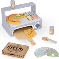 Pizzabackset aus Holz
