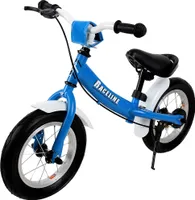 Spielwerk® Laufrad ab 2 Jahre Bremse 12 Zoll Räder Lenkrad Sattel Höhenverstellbar Kinder Balance Bike Lauflernrad Tragegriff Junge Mädchen Blau