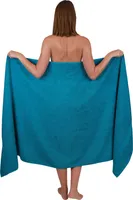 Betz XXL Badetuch 100 x 200 cm PALERMO  Saunatuch 100% Baumwolle  Farbe: petrol