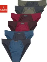 LE JOGGER Slip 6 er-Pack bunt Größe 6