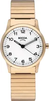 Boccia 3287-05 Damen-Armbanduhr Titan Goldfarben