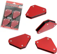 4x Magnetische Schweißwinkel Set, 4kg, 45°, 90°, 135°