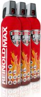 XENOTEC Premium Feuerlöschspray – 3er Set - 750ml – Stopfire – Autofeuerlöscher – REINOLDMAX – wiederverwendbar – geeignet für Fettbrände – 3 x 750g