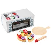 Small Foot 11204 Pizza-Ofen Kinderküche, 25-teilig (1 Set)