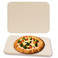 Mucola obdĺžnikový kameň na pizzu do rúry a plynového grilu z kordieritu 30x38 cm Kameň na pečenie chleba Kameň na pizzu pre chrumkavý základ