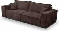 Intenso Schlafsofa Sofa "Poso", Braun
