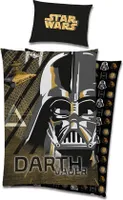 Star Wars Bettbezug - Darth Vader - 140 x 200 cm schwarz/gelb