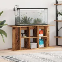 vidaXL Stojak pod akwarium o wyglądzie starego drewna 120x40x60 cm materiał drewnopochodny