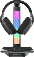 PREYON Heron Beak RGB Kopfhörerständer, Ladegerät, USB-Hub