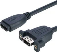 Lyndahl LKPK005 HDMI Adapterkabel f. Frontplattenmontage, 2 x Buchse Länge: 0,2m
