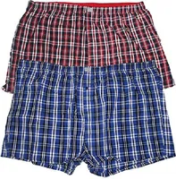 Duke - "D555" Boxerky pre mužov (2-pack) DC203 (3XL) (námornícka modrá/červená)