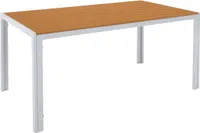 Kondela Gartentisch Bonto - Weiß / Eiche