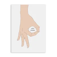 Geburtstagskarte REINGESCHAUT Spruch lustig Geschenk Freunde Geburtstag Postkarte