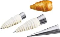 Schillerlockenform, Cornet-Förmchen, Edelstahl, Ø 3-4 cm wählbar