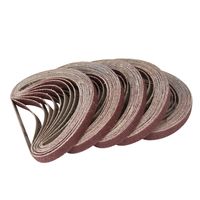 50 x  Gewebe-Schleifband 330 x 10 mm für Bandschleifer Powerfeile Bandfeile 