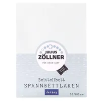 Julius Zöllner Spannbetttuch für Beistellbett 50 x 100 cm - Weiß OneSize