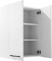 SKXMobel Hängeschrank, Badschrank Hängeschrank 80 x 60 x 30cm, Badezimmerschrank hängend, Badezimmer-Wandschrank in der Weiße Farbe