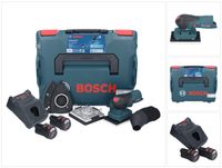 Bosch GSS 12V-13 Professional akumulátorová orbitální bruska 12 V + 2x akumulátor 2,0 Ah + nabíječka + L-BOXX