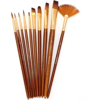 Pinsel, Detailpinsel, Pinsel mit feiner Spitze, Pinsel für Ölmalerei, Kunstpinsel