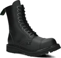 NAGABA Stahlkappenschuhe Damen Herren Stiefel 10-Loch -  - Schwarz - 38