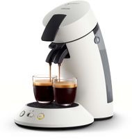 Philips Senseo® Original Plus Kaffee Pad Maschine, Kaffeestärkewahl, Kaffee Boost, aus recyceltem Plastik, Weiß (CSA210/10)