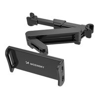 Wozinsky verstellbarer Tablet- oder Telefonkopfstützenhalter schwarz (WTHBK3)
