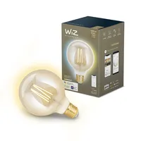 WiZ Filament G95 Globe Amber LED-Leuchtmittel | steuerbar per App, Alexa, Google Home und IFTTT