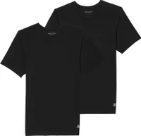 Marc O'Polo Crew Neck Top 2P Essentials Organic Baumwolle Stretch S Schwarz/Black