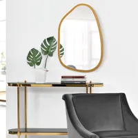 [en.casa] Wandspiegel Filiano 80x58 cm Spiegel mit