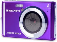Agfa Photo DC5200 Purple Kompaktný digitálny fotoaparát s 21 MP, 2,4 LCD displejom a 8x digitálnym zoomom