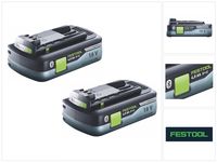 Festool HighPower Akku Set 18V mit 2x Akku 4,0Ah HPC-ASI ( 205034 ) Bluetooth mit Airstream Technologie