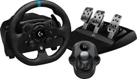 Logitech G G923 SE, Volant + pedály + joystick, Xbox, Xbox One, Xbox Series S, Xbox Series X, 900°, Kabel, USB 2.0, Černá