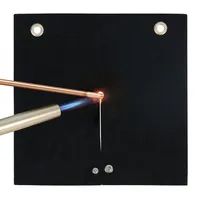 Schweißdecke - Hitzebeständige Schutzmatte 305 x 305 x 3 mm - Wärmeschutzmatte Schwarz - Kohlefaser Feuerschutzdecke - 982 ℃ - Brandschutzmatte - Löschdecke - Feuermatte - Hitzeschutzgewebe