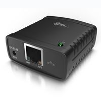 CSL Fast Ethernet USB Printserver inklusive Netzteil PC und MAC / Windows 10 fähig